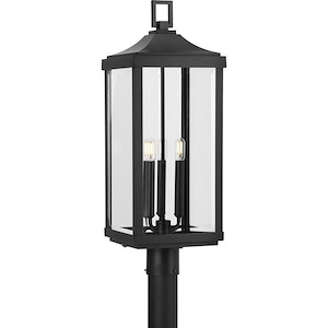 Gibbes Street - Outdoor Light - 3 Light in New Traditional and Transitional style - 9.5 Inches wide by 26.88 Inches high - 930311