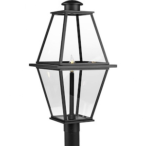 Bradshaw - 1 Light Outdoor Post Lantern In Traditional Style-25.25 Inches Tall and 12.75 Inches Wide - 1302292