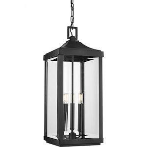 Gibbes Street - Outdoor Light - 3 Light in New Traditional and Transitional style - 9.5 Inches wide by 23.75 Inches high - 930310