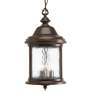 Ashmore - Outdoor Light - 3 Light - Curved Panels Shade in New Traditional and Transitional style - 9.63 Inches wide by 17.75 Inches high - 118702