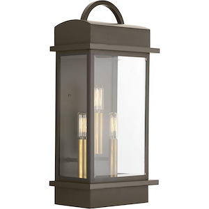 Santee - Outdoor Light - 3 Light in Farmhouse style - 9.5 Inches wide by 19.63 Inches high - 615011