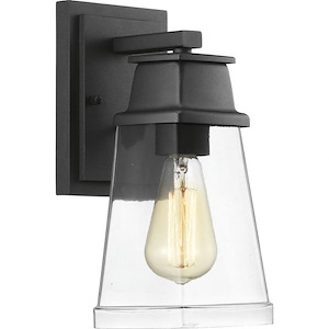 Greene Ridge - Outdoor Light - 1 Light - Square/Rectangular Shade in Modern Craftsman style - 5.25 Inches wide by 11.63 Inches high - 881310