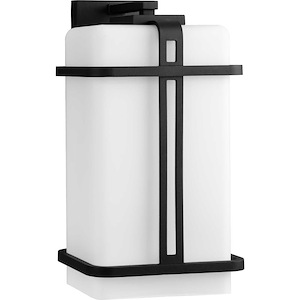 Ellery - 1 Light Large Outdoor Wall Lantern In Modern Style-15.25 Inches Tall and 7.62 Inches Wide - 1325280
