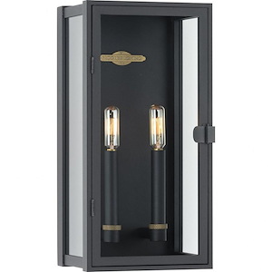Stature - 2 Light Outdoor Medium Wall Lantern - 1043695