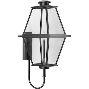 Bradshaw - 1 Light Outdoor Wall Lantern In Traditional Style-32 Inches Tall and 13.87 Inches Wide - 1302188