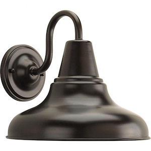 District LED - Outdoor Light - 1 Light - in Farmhouse style - 12 Inches wide by 10.5 Inches high - 7216