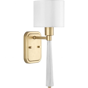 Palacio - Wall Brackets Light - 1 Light - Drum Shade in Luxe and New Traditional and Transitional style - 6 Inches wide by 17 Inches high - 687861