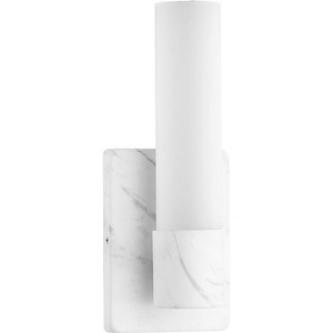 Blanco LED - Wall Brackets Light - 1 Light - Cylinder Shade in Modern style - 4.75 Inches wide by 11.75 Inches high - 728771