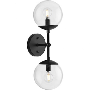 Atwell - 2 Light Wall Sconce In Mid-Century Modern Style-18 Inches Tall and 6.75 Inches Wide - 1284296