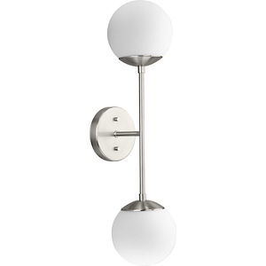 Haas - 2 Light Wall Sconce-24 Inches Tall and 7.12 Inches Wide - 1325314