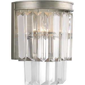 Glimmer - Wall Sconces Light - 2 Light in Luxe and New Traditional and Transitional style - 8 Inches wide by 10 Inches high - 621354