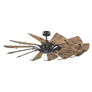 Springer - Wide - Ceiling Fan - Handheld Remote in Coastal style - 60 Inches wide by 17.38 Inches high - 756760