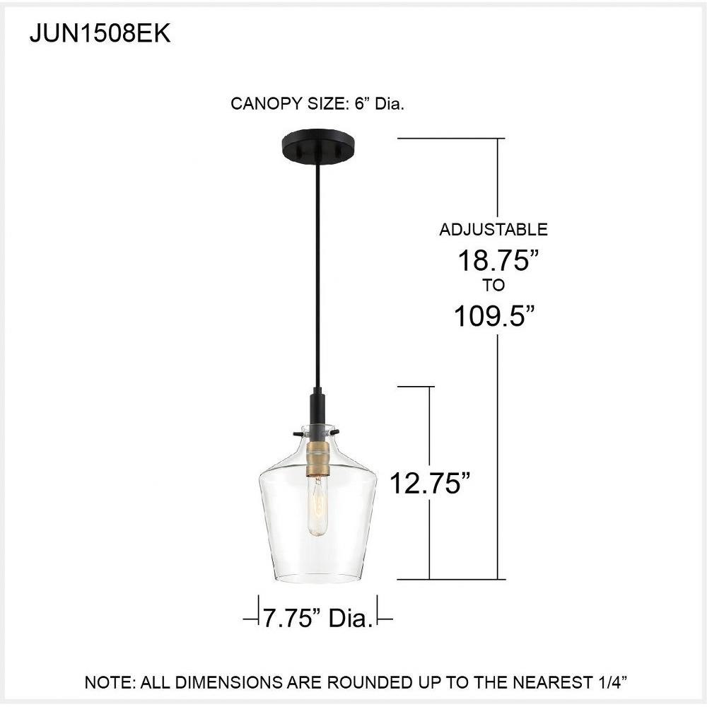 Quoizel Lighting - JUN1508EK - June - 1 Light Mini Pendant