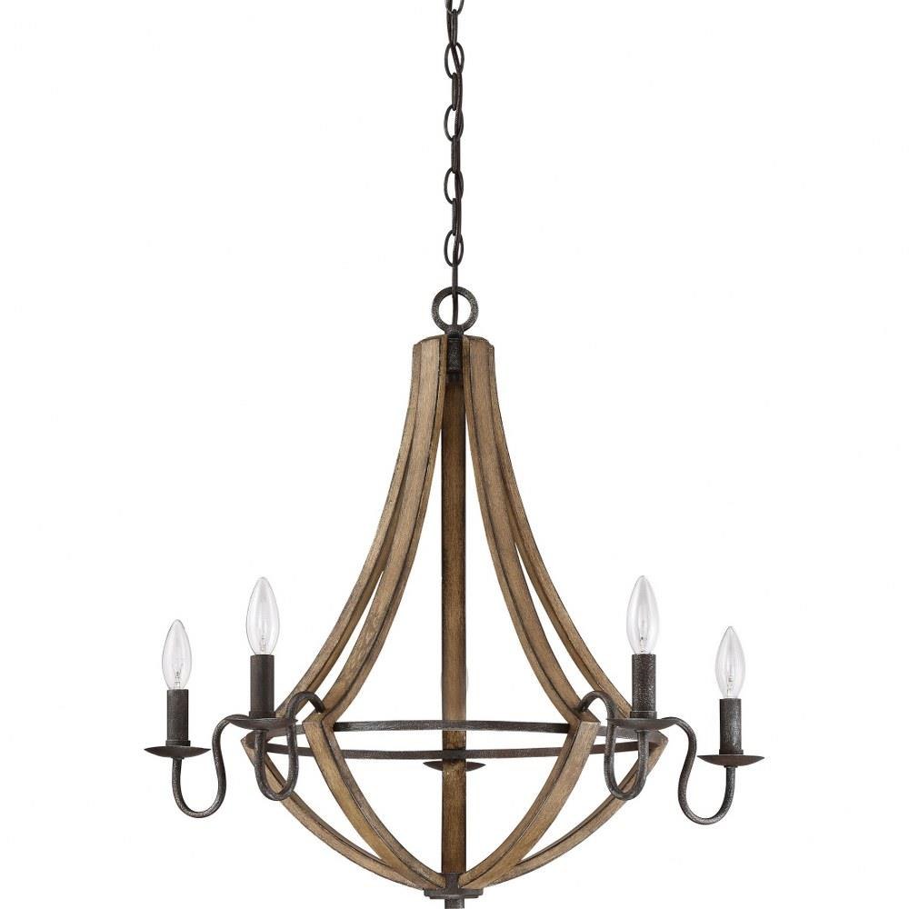 チャーチ　church′s SALLY R　35.5 Quoizel Lighting - SHR5005RK - Shire Chandelier 5 Light
