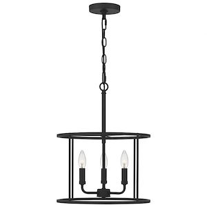 Abner - 3 Light Pendant in Transitional style - 14 Inches wide by 18 Inches high - 1025634