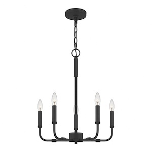 Abner - 5 Light Chandelier in Transitional style - 18 Inches wide by 21.25 Inches high - 1025630