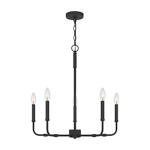 Abner - 5 Light Chandelier in Transitional style - 24 Inches wide by 25.25 Inches high - 1025632