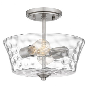 Acacia - 2 Light Semi-Flush Mount In Transitional Style-9.75 Inches Tall and 11.75 Inches Wide - 1095906
