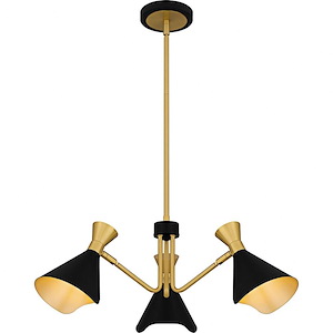 Arden - 3 Light Chandelier-9 Inch Tall and 26 Inch Wide - 1363497