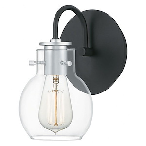 Andrews - 1 Light Small Wall Sconce in Transitional style - 6 Inches wide by 9 Inches high - 1025639
