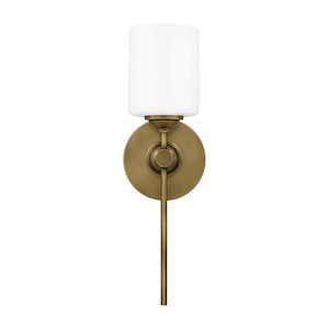 Aria - 1 Light Wall Sconce In Transitional Style-16 Inches Tall and 5 Inches Wide - 1097548