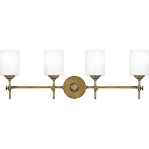 Aria - 4 Light Bath Vanity In Transitional Style-10 Inches Tall and 31.25 Inches Wide - 1097722