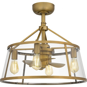 Barlow - 32W 4 LED Fandelier In Transitional Style-15.75 Inches Tall and 22 Inches Wide - 1118820