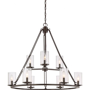 Buchanan - 9 Light Extra Large 2-Tier Foyer - 493300