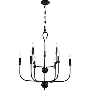 Blanche - 9 Light Chandelier in Transitional style - 27 Inches wide by 31.5 Inches high - 1025669