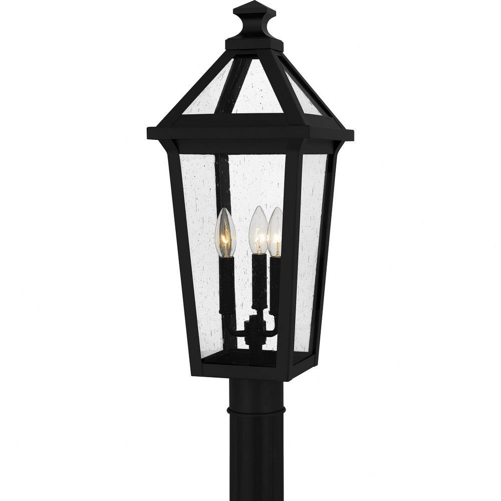 Quoizel Lighting - BLV9009MBK - Boulevard - 3 Light Outdoor Post ...