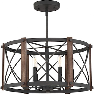 Baron - 6 Light Semi-Flush Mount - 878268