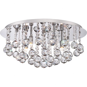 Bordeaux - 5 Light Flush Mount - 9 Inches high - 420649