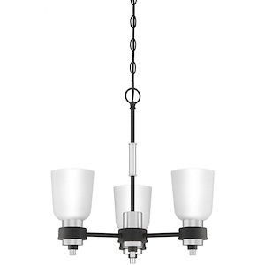 Conrad Chandelier 3 Light Steel - 18.5 Inches high - 897933