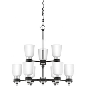 Conrad Chandelier 9 Light Steel - 27 Inches high - 897935