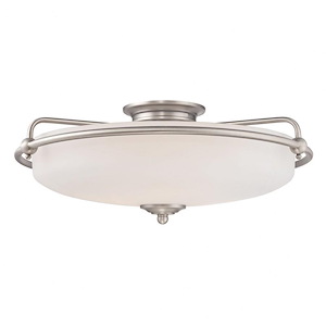 Griffin - 4 Light Semi-Flush Mount - 8.5 Inches high - 392750