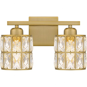 Gibson - 2 Light Bath Vanity-8 Inches Tall and 13 Inches Wide - 1325539