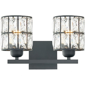 Gibson - 2 Light Bath Vanity In Contemporary Style-8 Inches Tall and 13 Inches Wide - 1097776