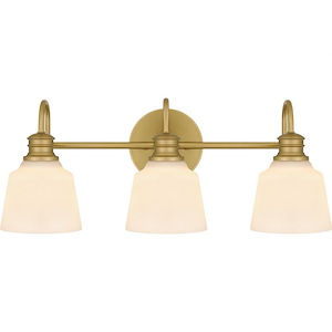Hinton - 3 Light Bath Vanity In Traditional Style-9 Inches Tall and 22 Inches Wide - 1325711