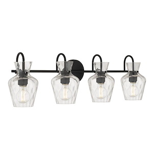 Hollis - 4 Light Bath Vanity-9.5 Inch Tall and 30.25 Inch Wide - 1393967