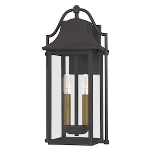Manning - 2 Light Medium Outdoor Wall Lantern made with Coastal Armour - 1025743