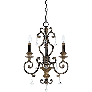 Marquette Mini Chandelier 3 Light Steel - 63197