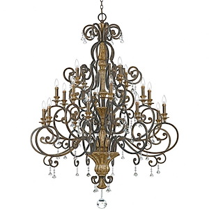 Marquette Chandelier 20 Light Steel - 94079