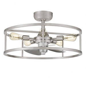 New Harbor - 40W 5 LED Fandelier in Transitional style - 23.75 Inches wide by 8.25 Inches high - 1011201