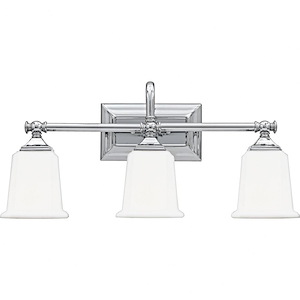 Nicholas 3 Light Transitional Bath Vanity - 10 Inches high - 209797