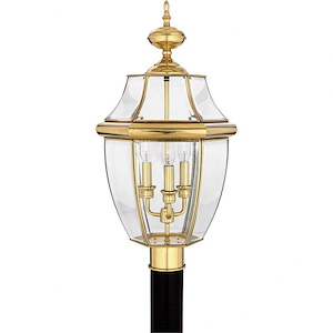 Newbury - 3 Light Large Post Lantern - 9001