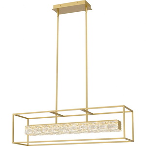 Dazzle - 32W LED Island In Contemporary Style-10 Inches Tall and 35.5 Inches Wide - 1118872