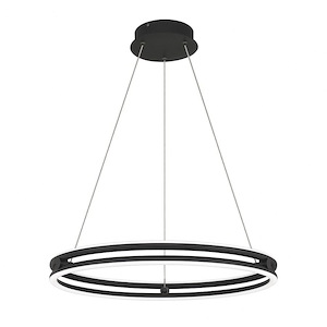 Graves - 47W 1 LED Pendant in Transitional style - 24 Inches wide by 2.25 Inches high - 1025718