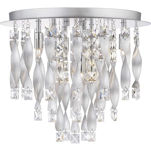 Twinkle - 6 Light Flush Mount - 13 Inches high - 1011221
