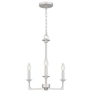 Prescott - 3 Light Chandelier In Transitional Style-20 Inches Tall and 16 Inches Wide - 1270455