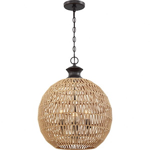 Casablanca - 3 Light Pendant - 22.75 Inches high - 1211542